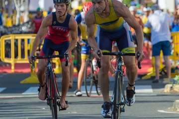 El XXVIII Triatlón de Salinetas-Telde (Foto Antonio Rico)
